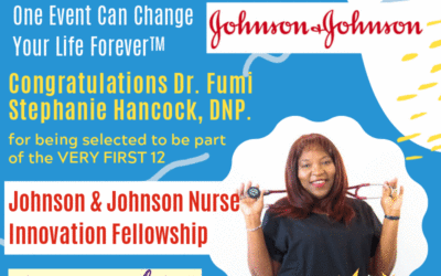 Dr. Fumi Stephanie Hancock, DNP. is now a Johnson & Johnson Nurse Innovation Fellow!