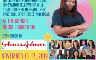 Dr. Stephanie Fumi Hancock, DNP. at the SONSIEL Nurse Hackathon, Sponsored by Johnson & Johnson