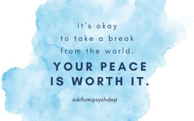 It’s Okay To Take A Break From The World