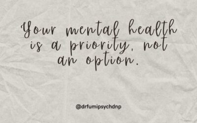 Your Mental Health is a Priority, Not an Option