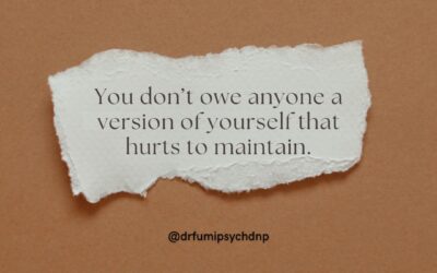 You Don’t Owe Anyone a Version of Yourself that Hurts to Maintain