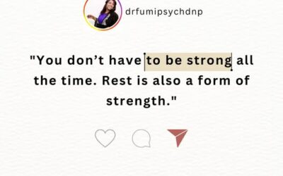 You Don’t Have to be Strong All the Time