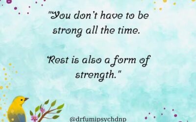 You Don’t Have to be Strong All the Time