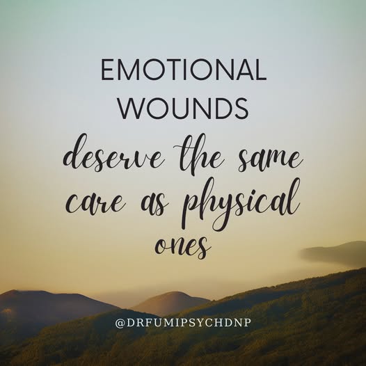 Emotional Wounds Deserve the Same Care as Physical Ones