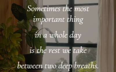 You Don’t Have to Solve Everything Today